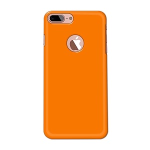Plain Orange Hard Back Case Cover for