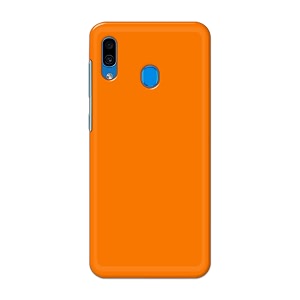 Plain Orange Hard Back Case Cover for