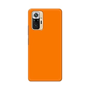 Plain Orange Hard Back Case Cover for