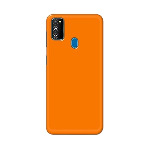 Plain Orange Hard Back Case Cover for