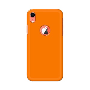 Plain Orange Hard Back Case Cover for