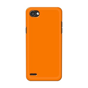 Plain Orange Hard Back Case Cover for