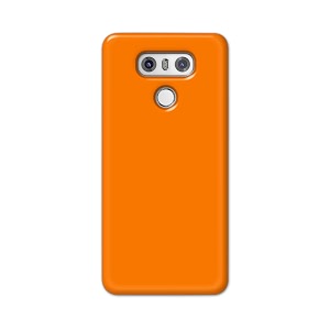 Plain Orange Hard Back Case Cover for