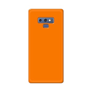 Plain Orange Hard Back Case Cover for