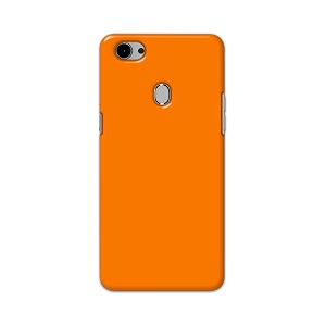 Plain Orange Hard Back Case Cover for