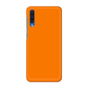 Plain Orange Hard Back Case Cover for