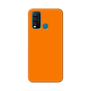 Plain Orange Hard Back Case Cover for