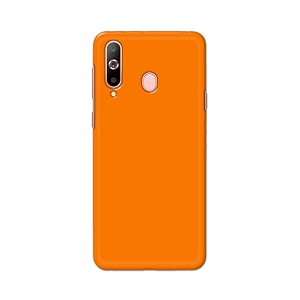 Plain Orange Hard Back Case Cover for