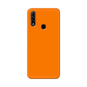 Plain Orange Hard Back Case Cover for