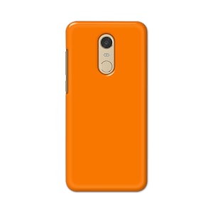 Plain Orange Hard Back Case Cover for