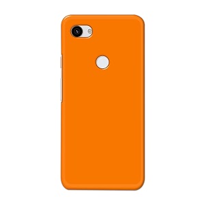 Plain Orange Hard Back Case Cover for