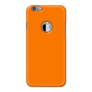 Plain Orange Hard Back Case Cover for