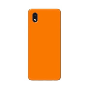 Plain Orange Hard Back Case Cover for