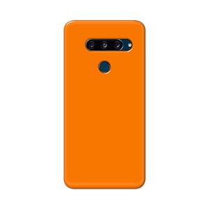 Plain Orange Hard Back Case Cover for