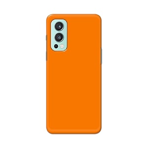 Plain Orange Hard Back Case Cover for