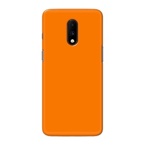 Plain Orange Hard Back Case Cover for