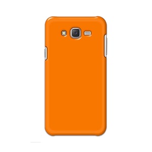 Plain Orange Hard Back Case Cover for