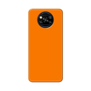 Plain Orange Hard Back Case Cover for
