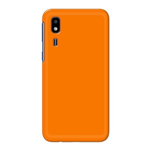 Plain Orange Hard Back Case Cover for