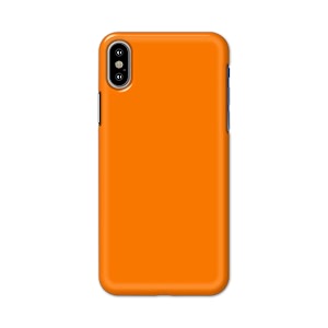 Plain Orange Hard Back Case Cover for