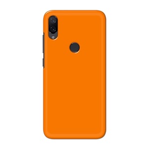 Plain Orange Hard Back Case Cover for