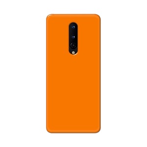 Plain Orange Hard Back Case Cover for