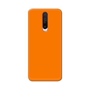 Plain Orange Hard Back Case Cover for
