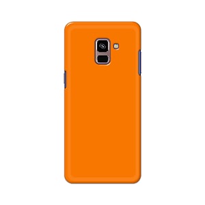 Plain Orange Hard Back Case Cover for