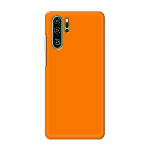 Plain Orange Hard Back Case Cover for