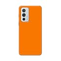 Plain Orange Hard Back Case Cover for