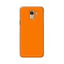 Plain Orange Hard Back Case Cover for