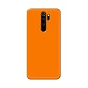 Plain Orange Hard Back Case Cover for