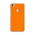 Plain Orange Hard Back Case Cover for