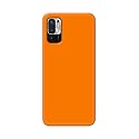 Plain Orange Hard Back Case Cover for