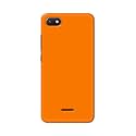 Plain Orange Hard Back Case Cover for
