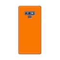 Plain Orange Hard Back Case Cover for