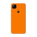 Plain Orange Hard Back Case Cover for