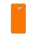 Plain Orange Hard Back Case Cover for