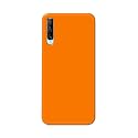 Plain Orange Hard Back Case Cover for