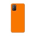 Plain Orange Hard Back Case Cover for