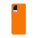 Plain Orange Hard Back Case Cover for