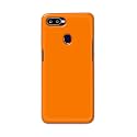 Plain Orange Hard Back Case Cover for