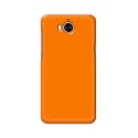 Plain Orange Hard Back Case Cover for