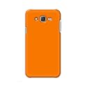 Plain Orange Hard Back Case Cover for