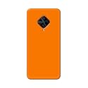 Plain Orange Hard Back Case Cover for