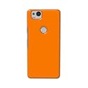 Plain Orange Hard Back Case Cover for