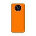 Plain Orange Hard Back Case Cover for