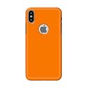 Plain Orange Hard Back Case Cover for