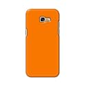 Plain Orange Hard Back Case Cover for