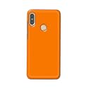 Plain Orange Hard Back Case Cover for
